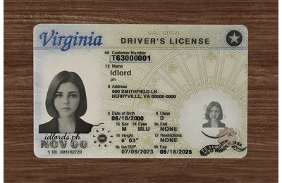 Virginia (VA) ID(2025 Version)